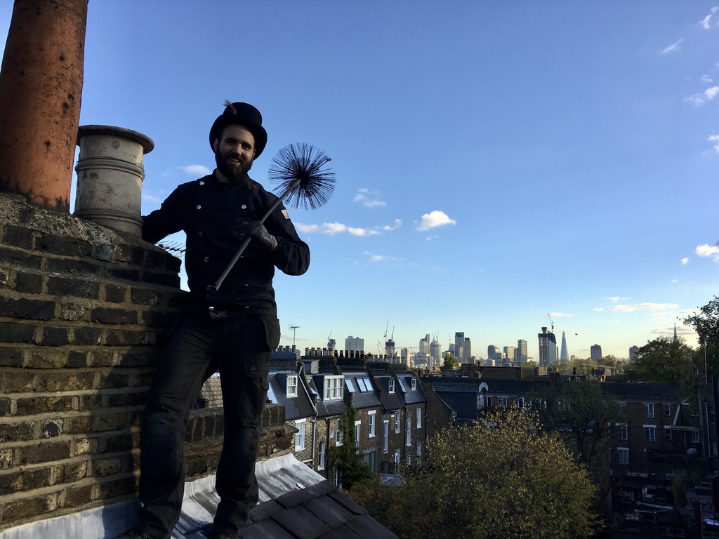 sweep on roof