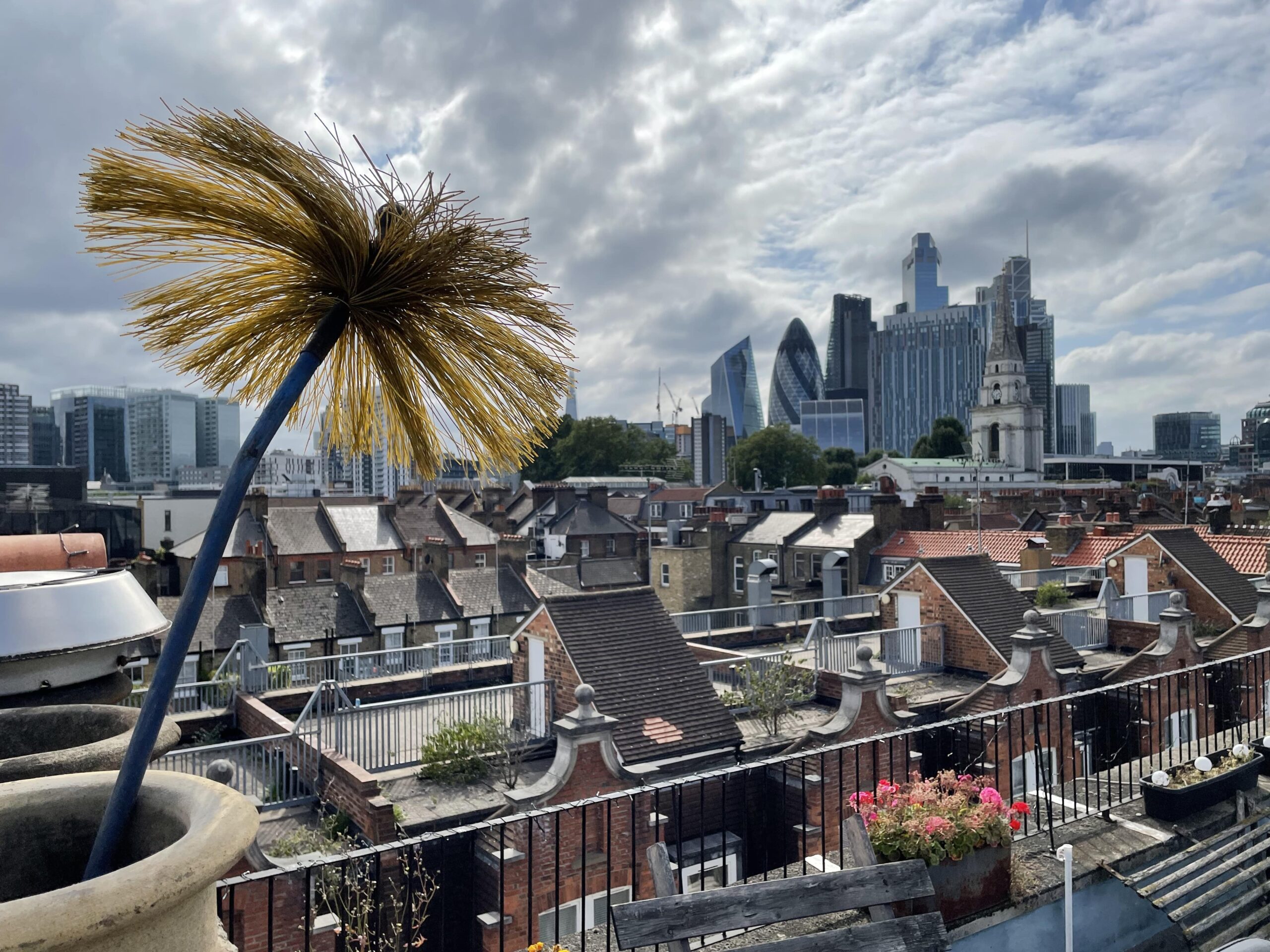 Brush from pot in London